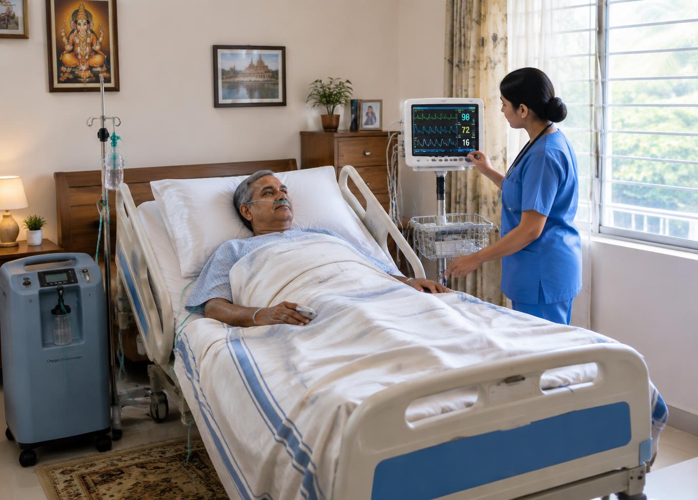 ICU Setup at Home